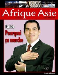 Couverture du mensuel «Afrique Asie» en octobre 